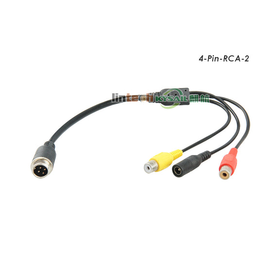 4 Pins Male to RCA Female Conversion Cable