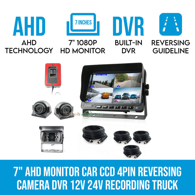 7 inches Quad Function Car DVR Monitor