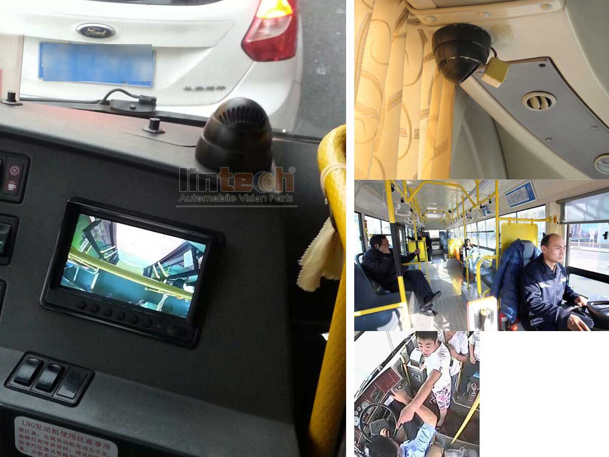 Color CCD Sensor Dome Camera for Bus Inside Security System, LC-024A