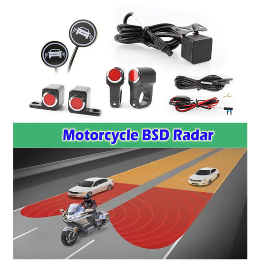 Motorcycle Blind Spot Monitoring Rardar