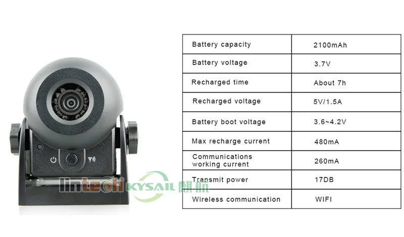 Protable Wireless Wifi Car Camera, LC-003WF